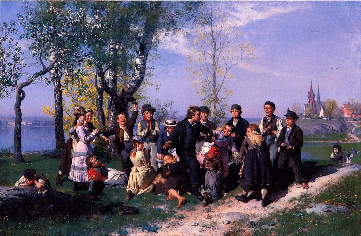 Weaving Vadmal by August Malmström