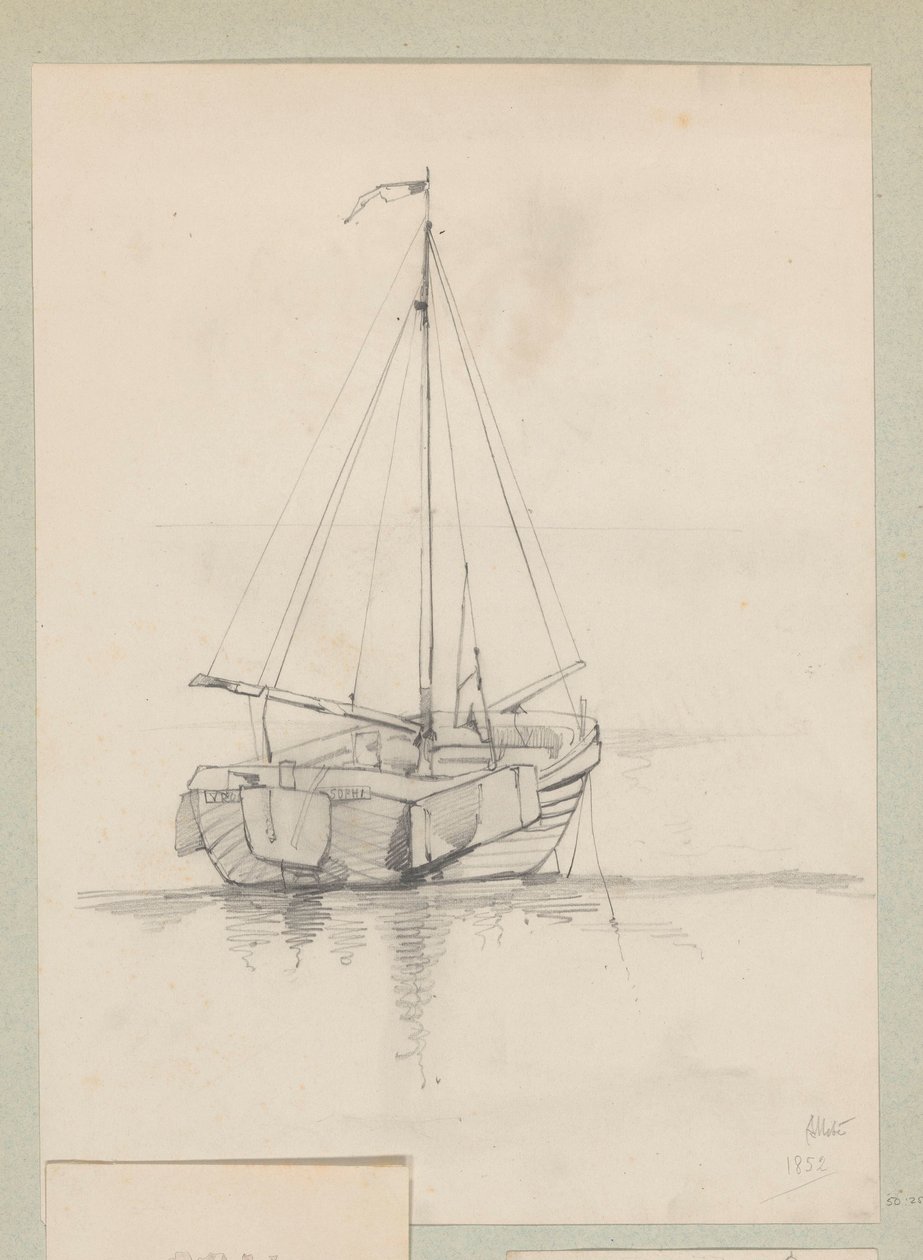 Sailing Ship by August Allebe