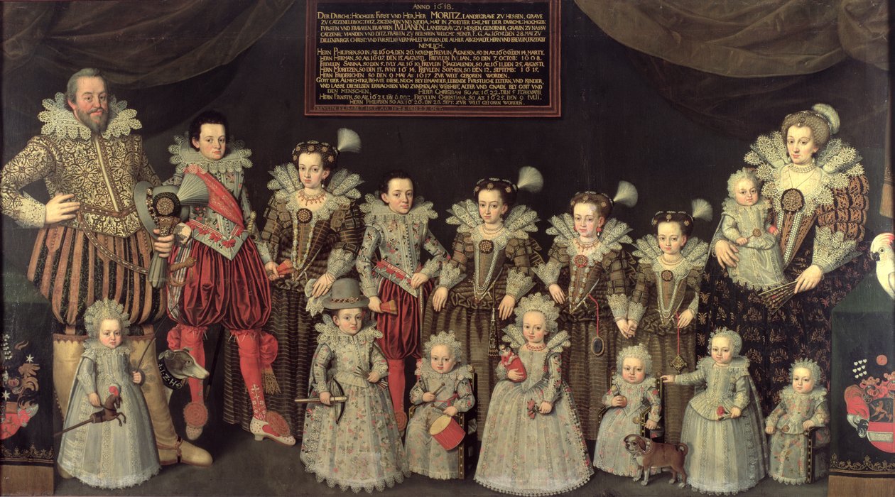 Moritz the Learned and his Family by August Erich