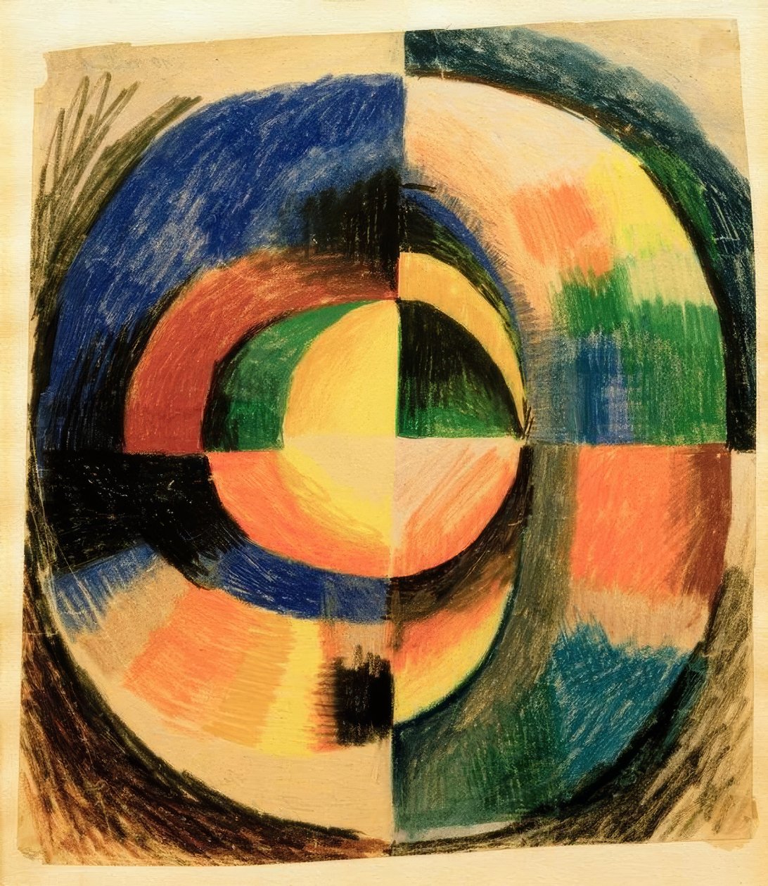 Color Circle II (large) by August Macke