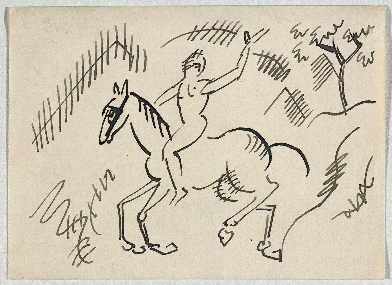 Naked Rider by August Macke