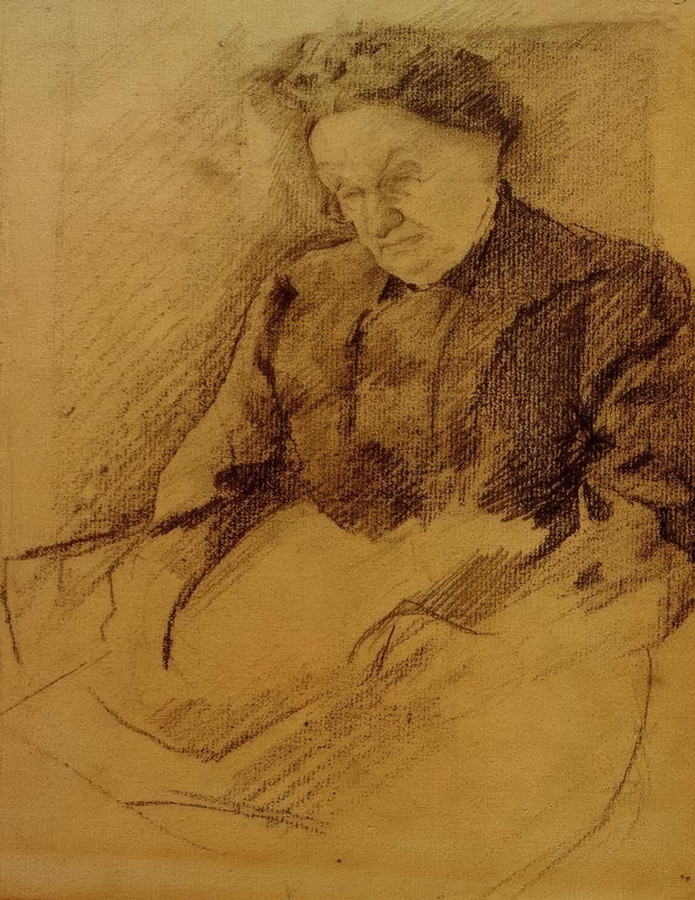 Portrait of Katharina Koehler by August Macke