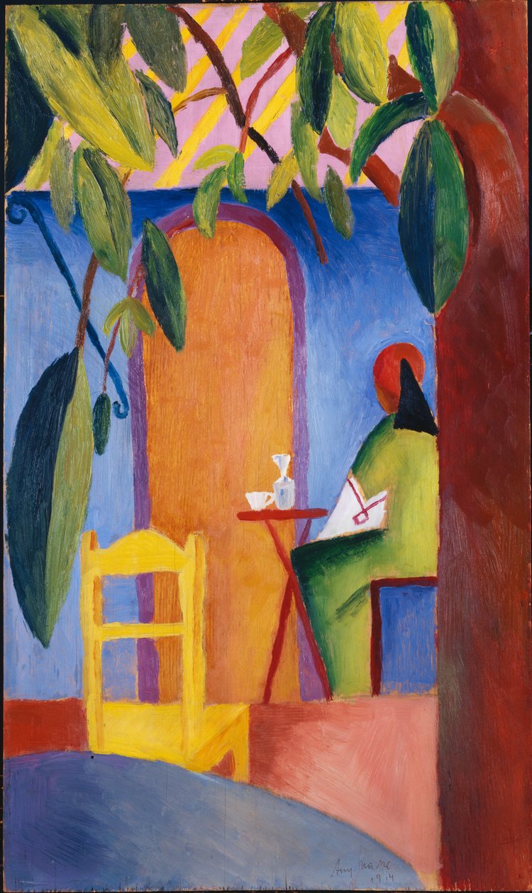 Turkish Cafe by August Macke