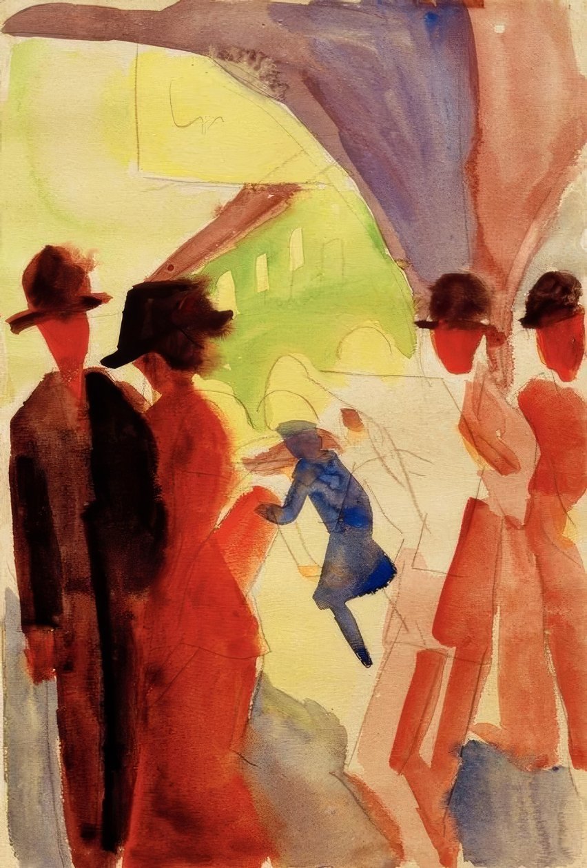 Under the Arcades in Thun I by August Macke