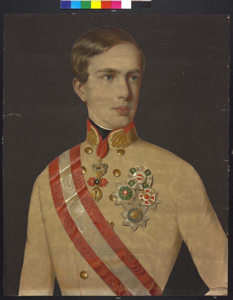 Emperor of Austria Franz Joseph I by August Prinzhofer