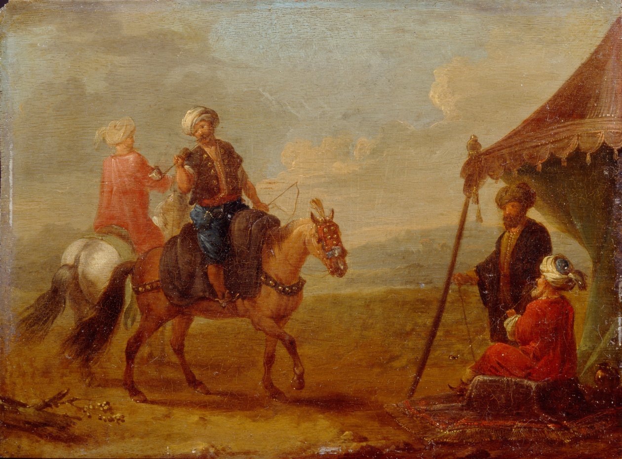 Turkish Horseman by August Querfurt