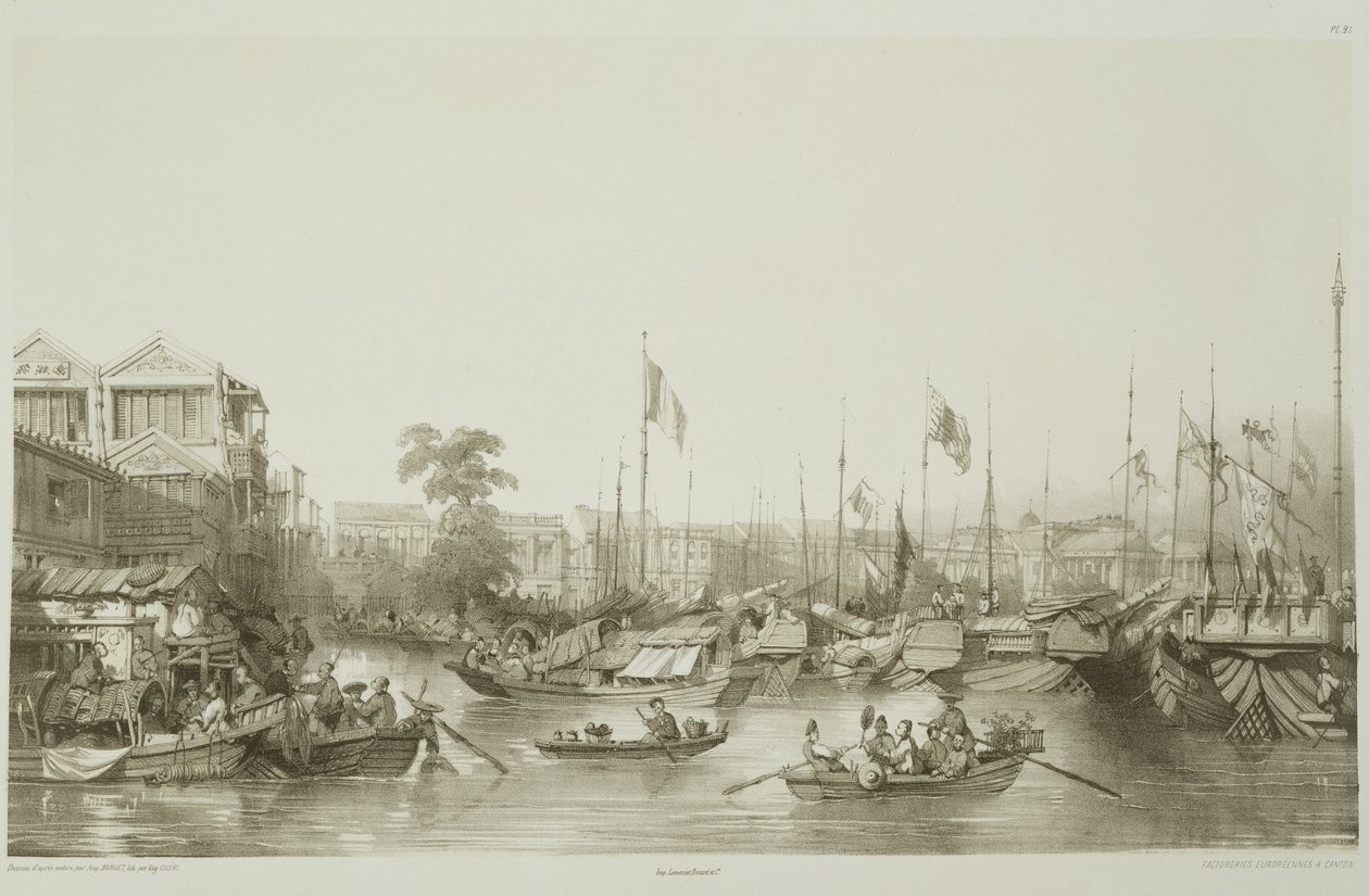 European Factories at Canton, plate 23 from 
