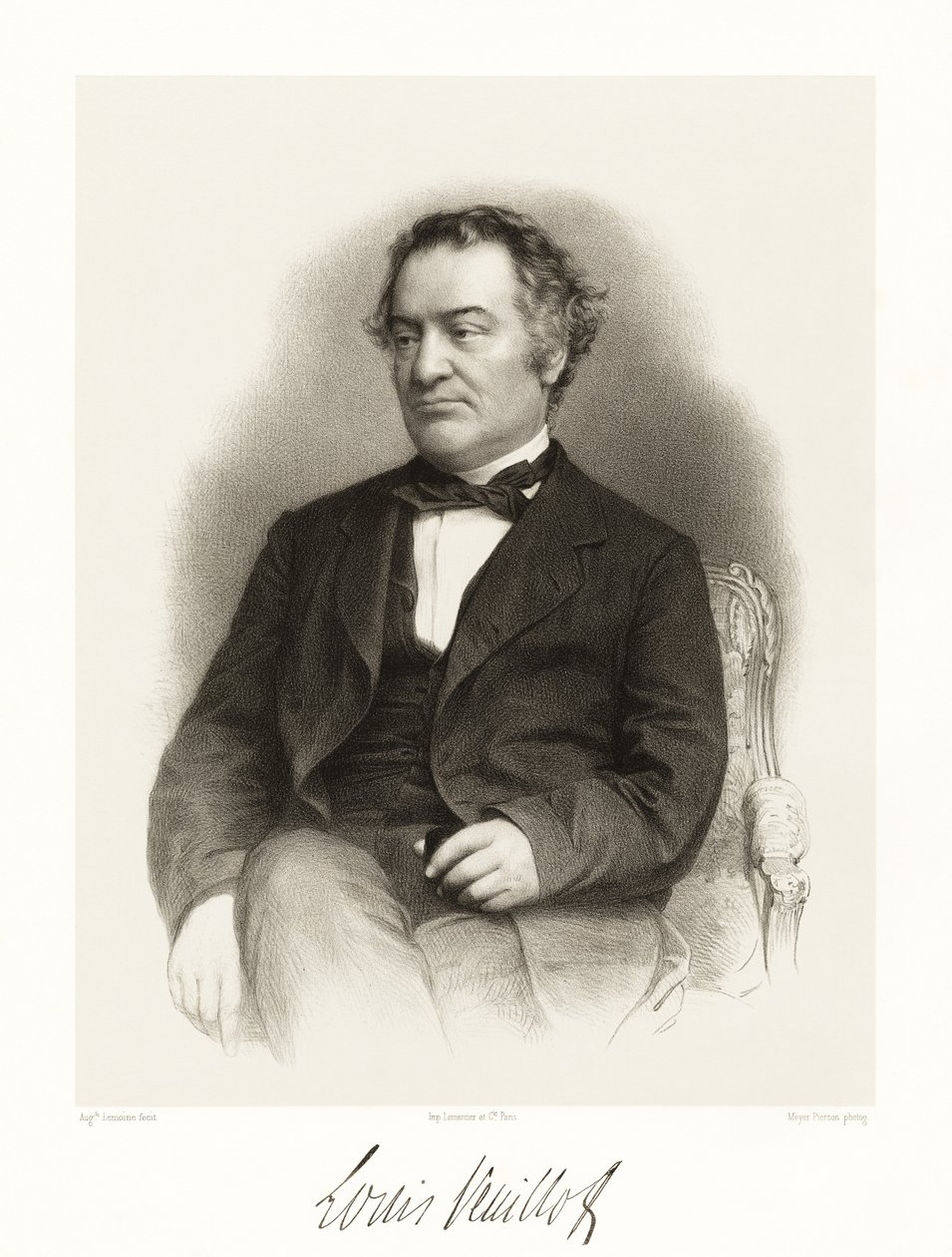 Louis Veuillot by Auguste Charles Lemoine