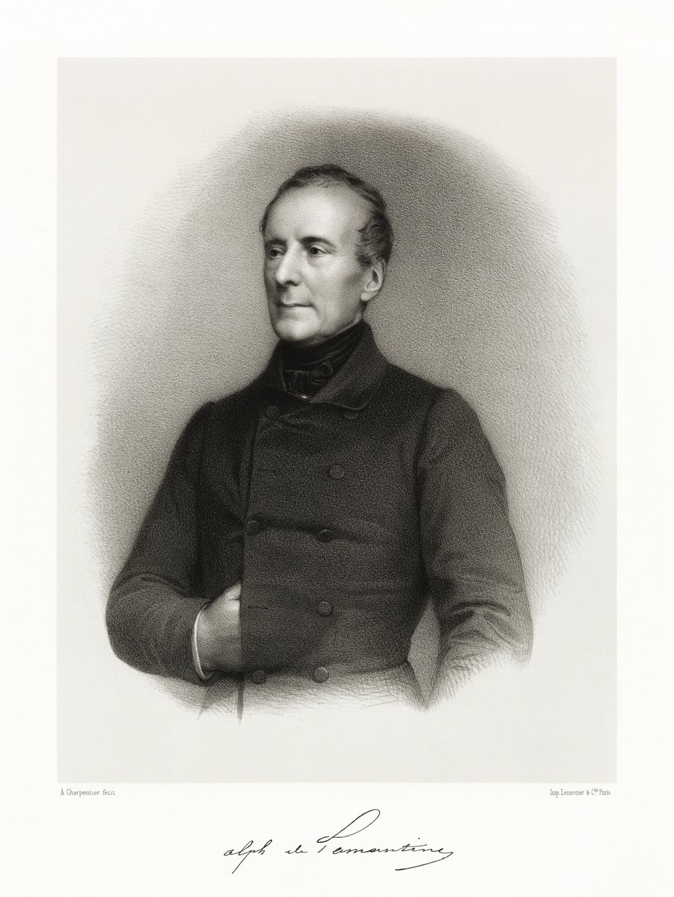 Alphonse de Lamartine by Auguste Charpentier