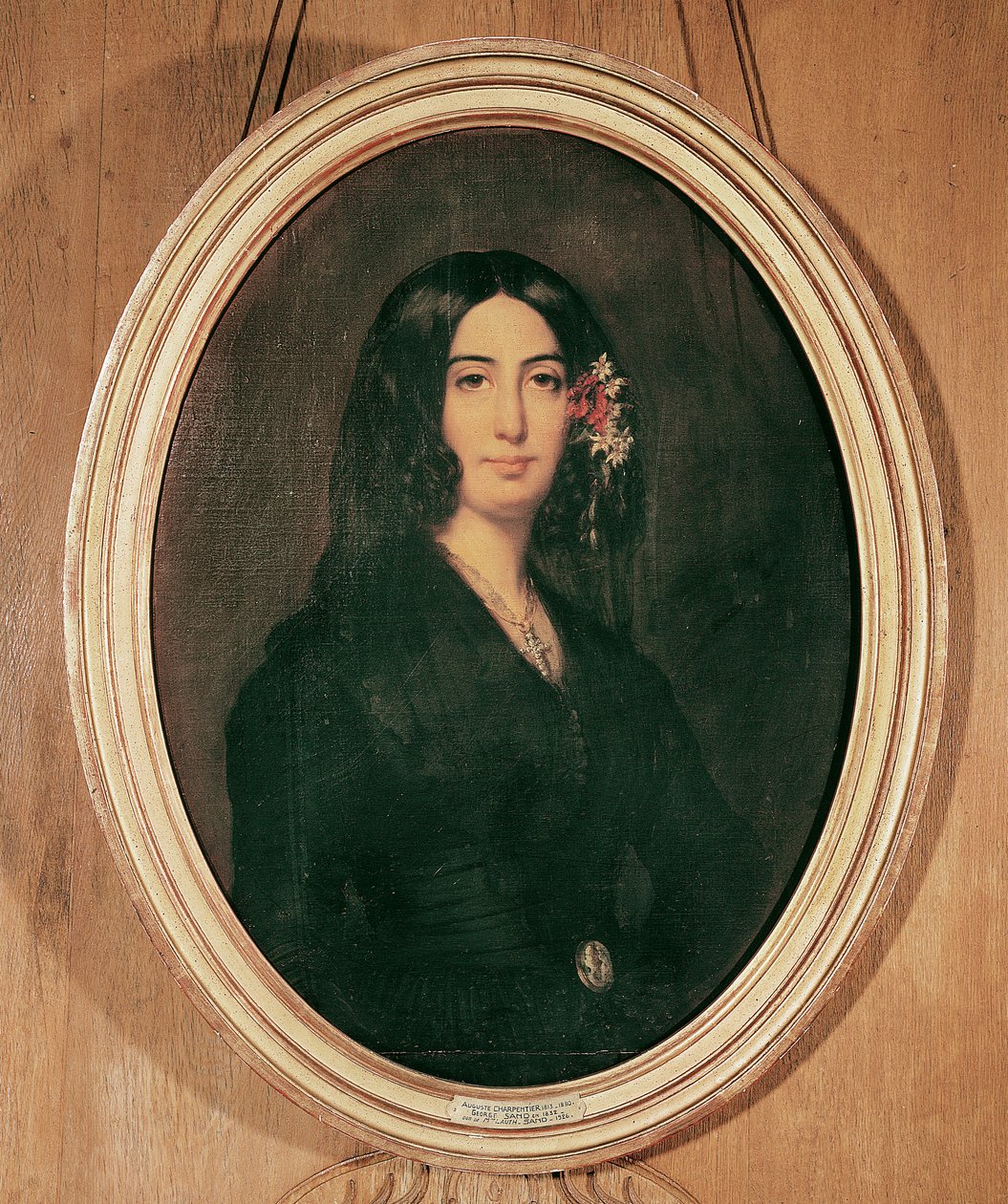 Portrait of George Sand (1804-76) by Auguste Charpentier