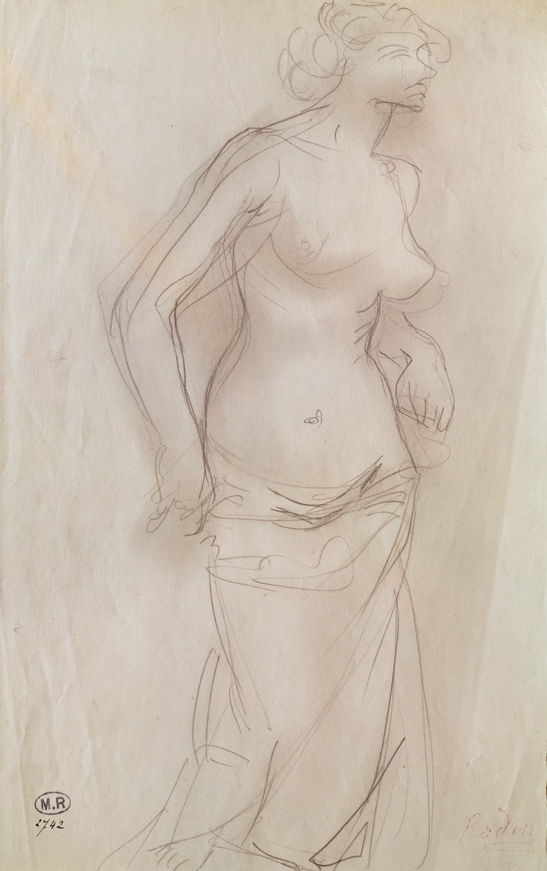 Nude by Auguste Rodin