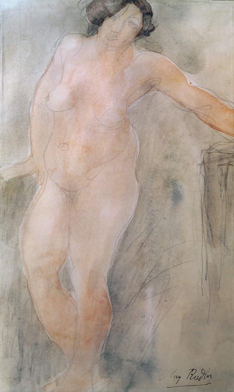 Study of a Female Nude by Auguste Rodin