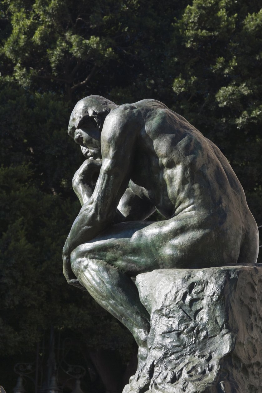 The Thinker by Auguste Rodin