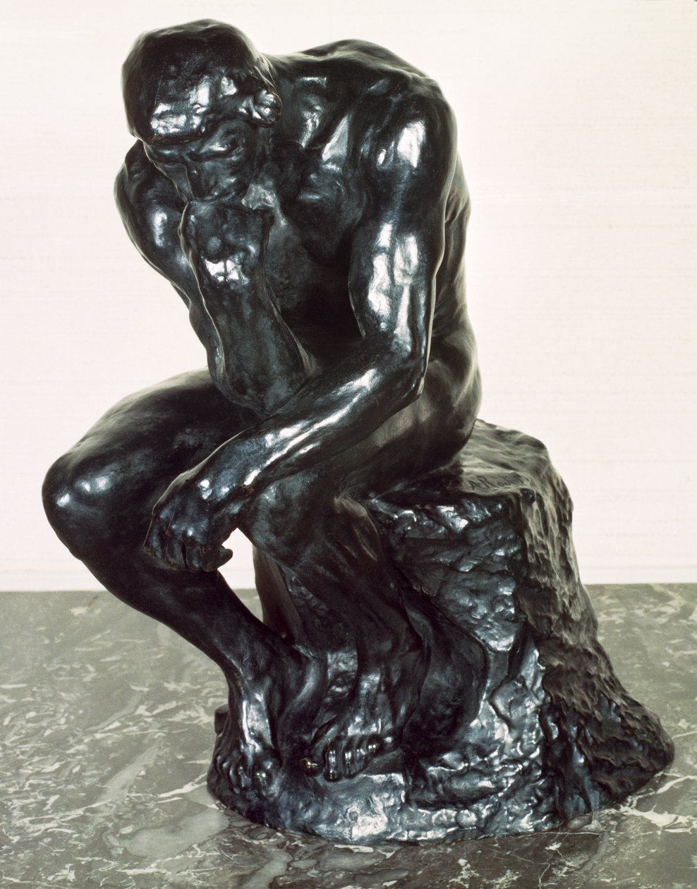 The Thinker, 1880 by Auguste Rodin
