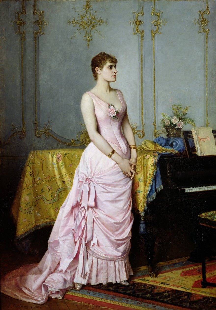 Portrait of Rose Caron (1857-1930) by Auguste Toulmouche