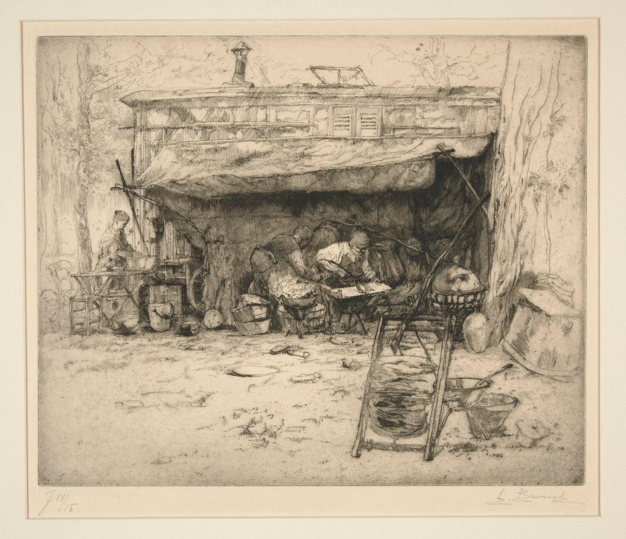 The Tinkers by Auguste Brouet