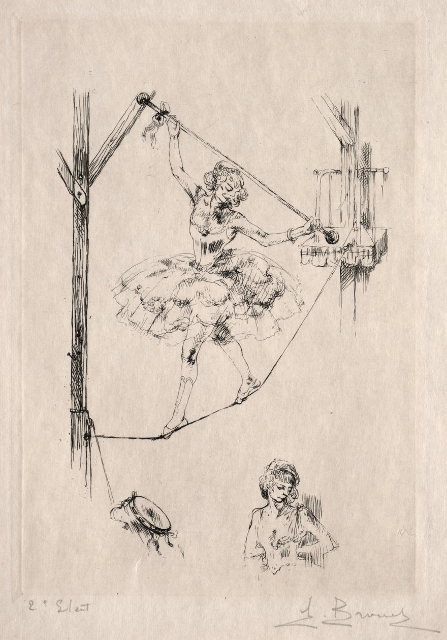 Tightrope Dancer by Auguste Brouet