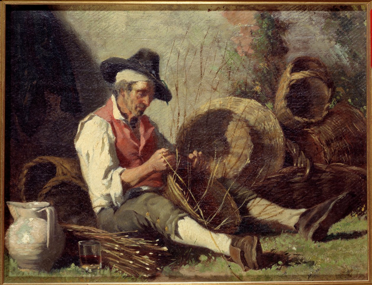 The Basket Maker by Auguste Dutuit