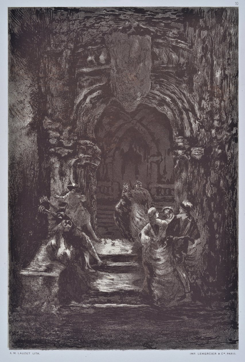 The Staircase by Auguste Lauzet