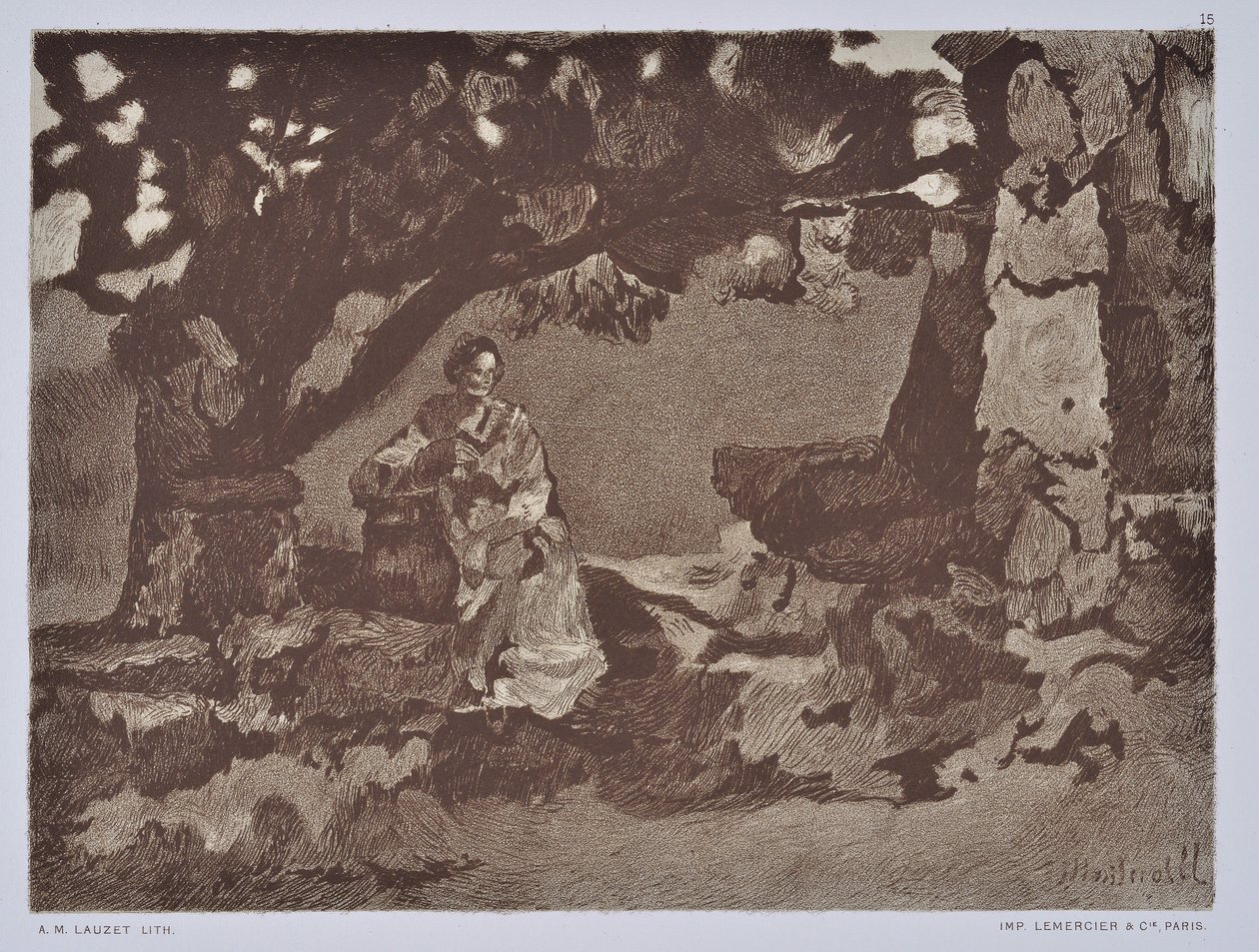 The Woman at the Well by Auguste Lauzet