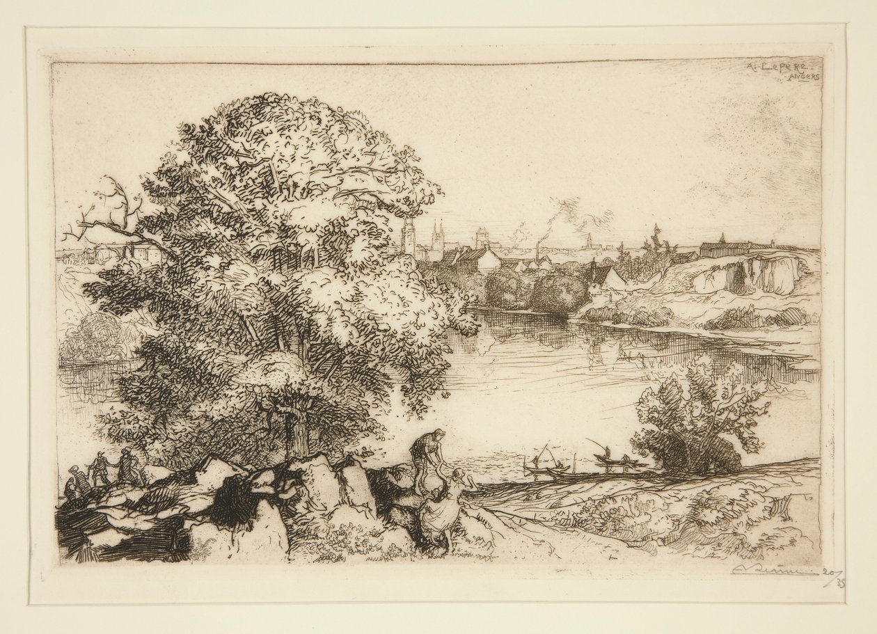 Angers, l by Auguste Lepere