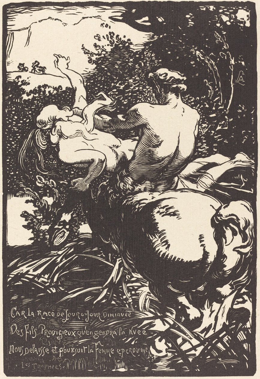 Centaur by Auguste Lepere
