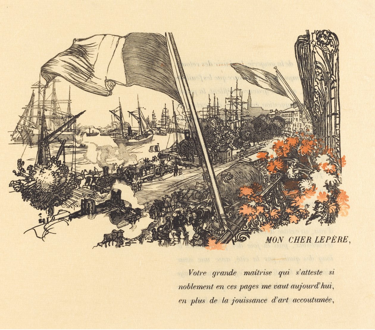 Dedication Page by Auguste Lepere