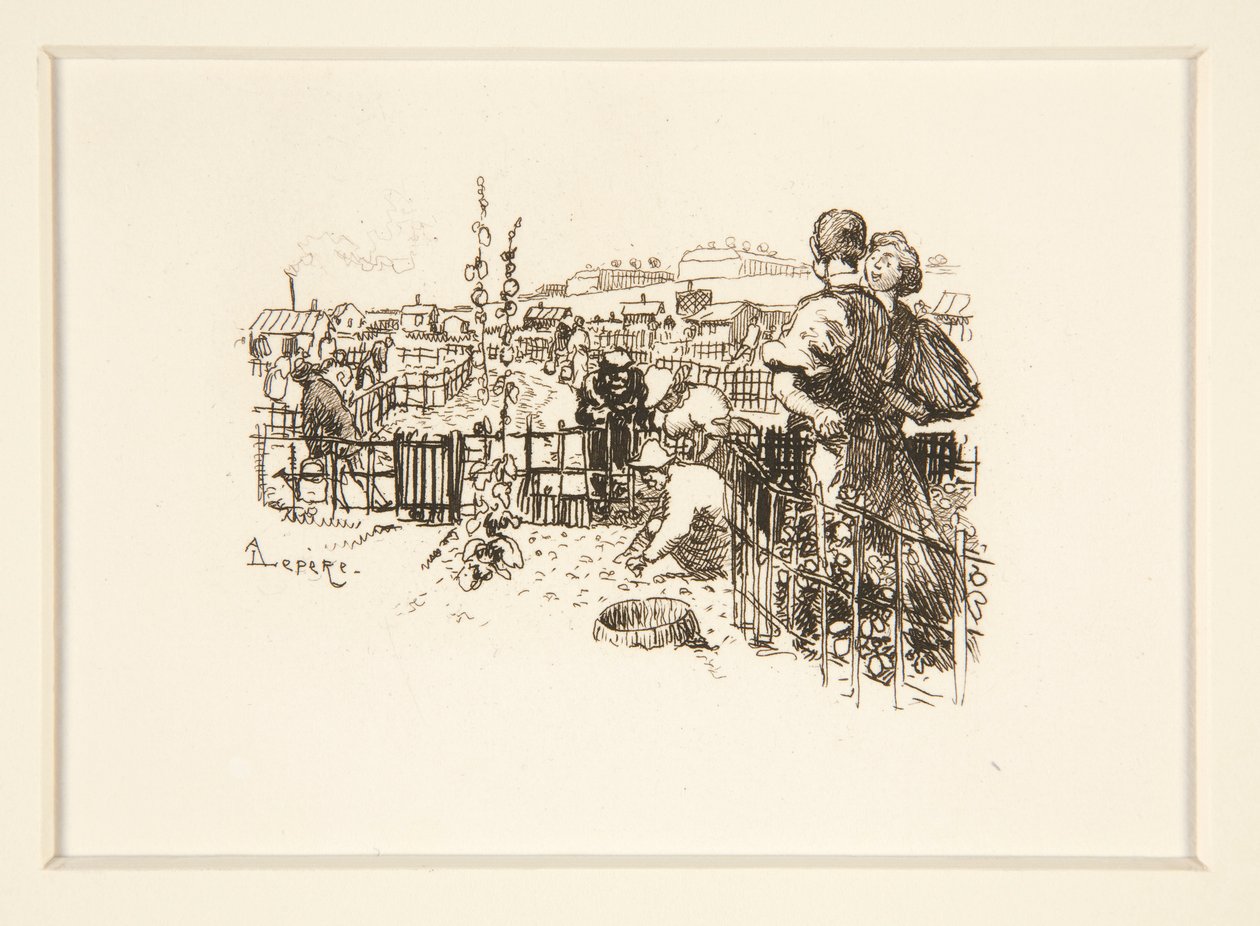 Gardening by Auguste Lepere