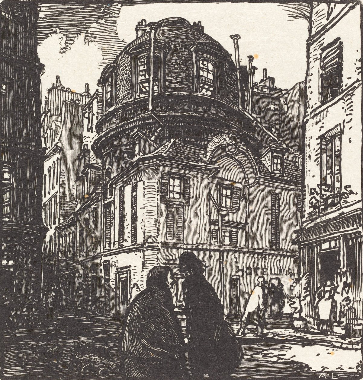 The Old Academy of Medicine, published 1901 by Auguste Lepere