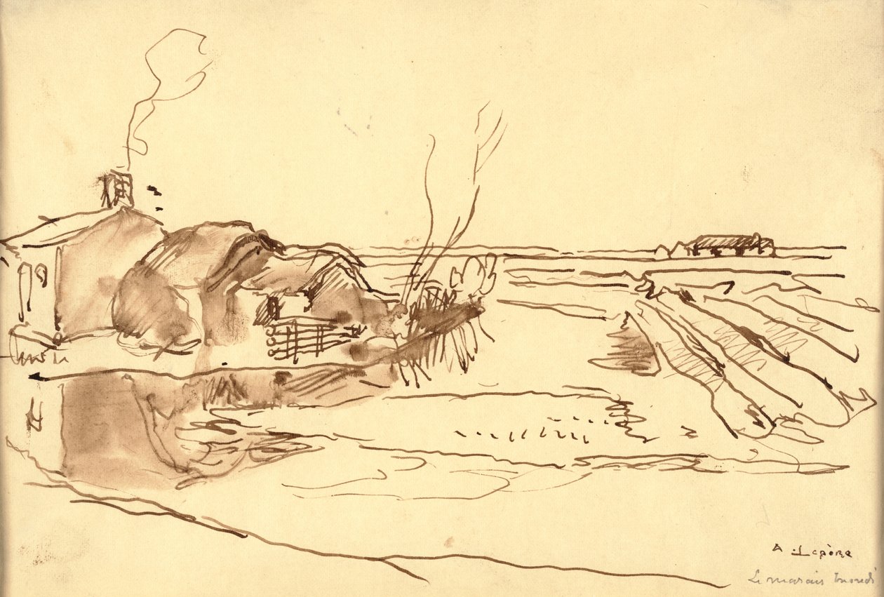 Landscape by Auguste Lepere