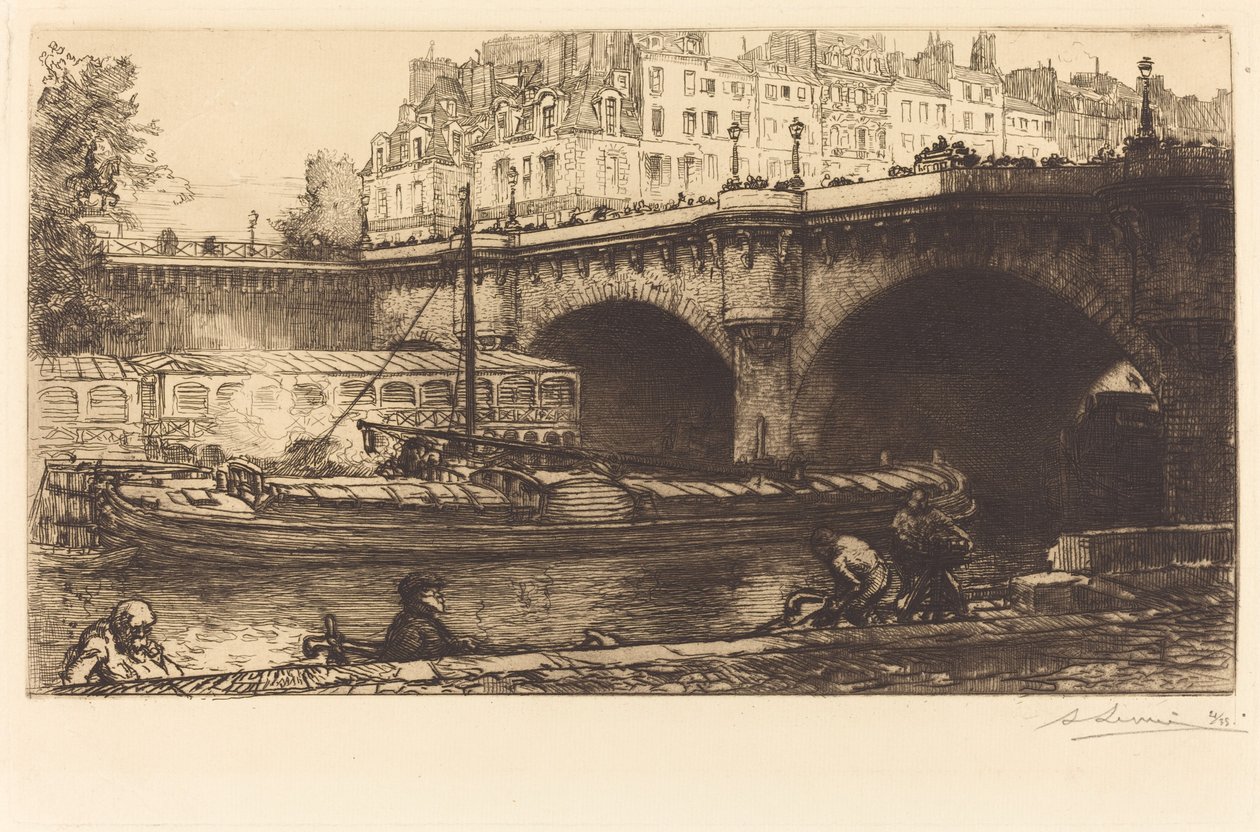 Pont Neuf by Auguste Lepere