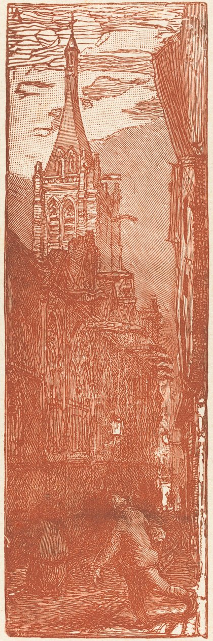 Saint-Severin, published 1901 by Auguste Lepere