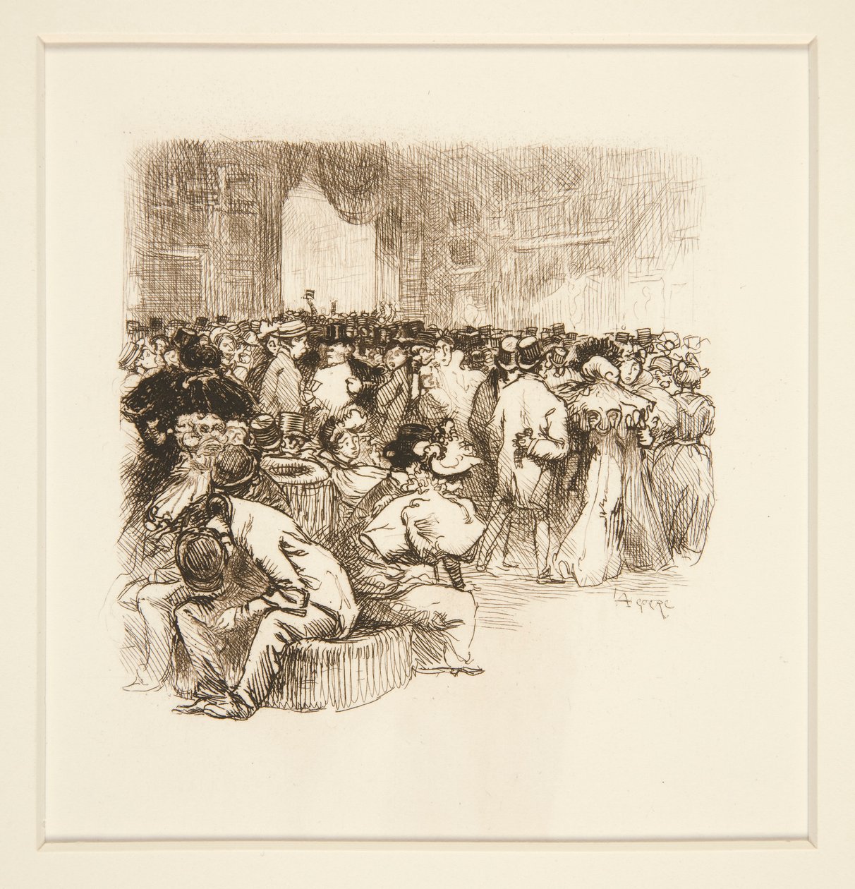 Salon by Auguste Lepere