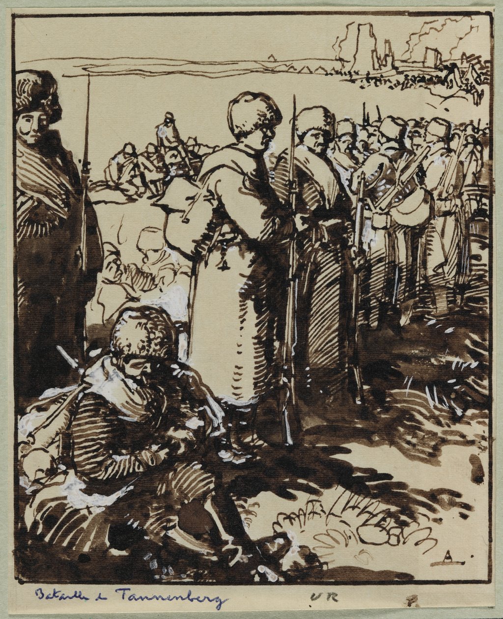 Battle of Tannenberg by Auguste Louis Lepère