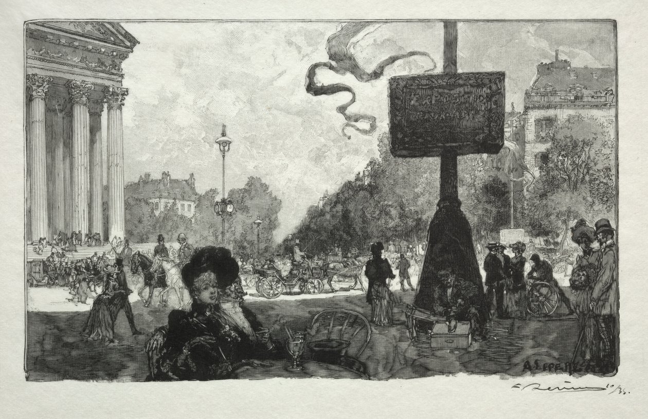 Corner of Royale Street by Auguste Louis Lepère