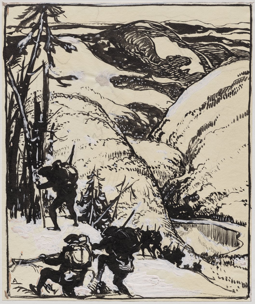 In the Vosges by Auguste Louis Lepère