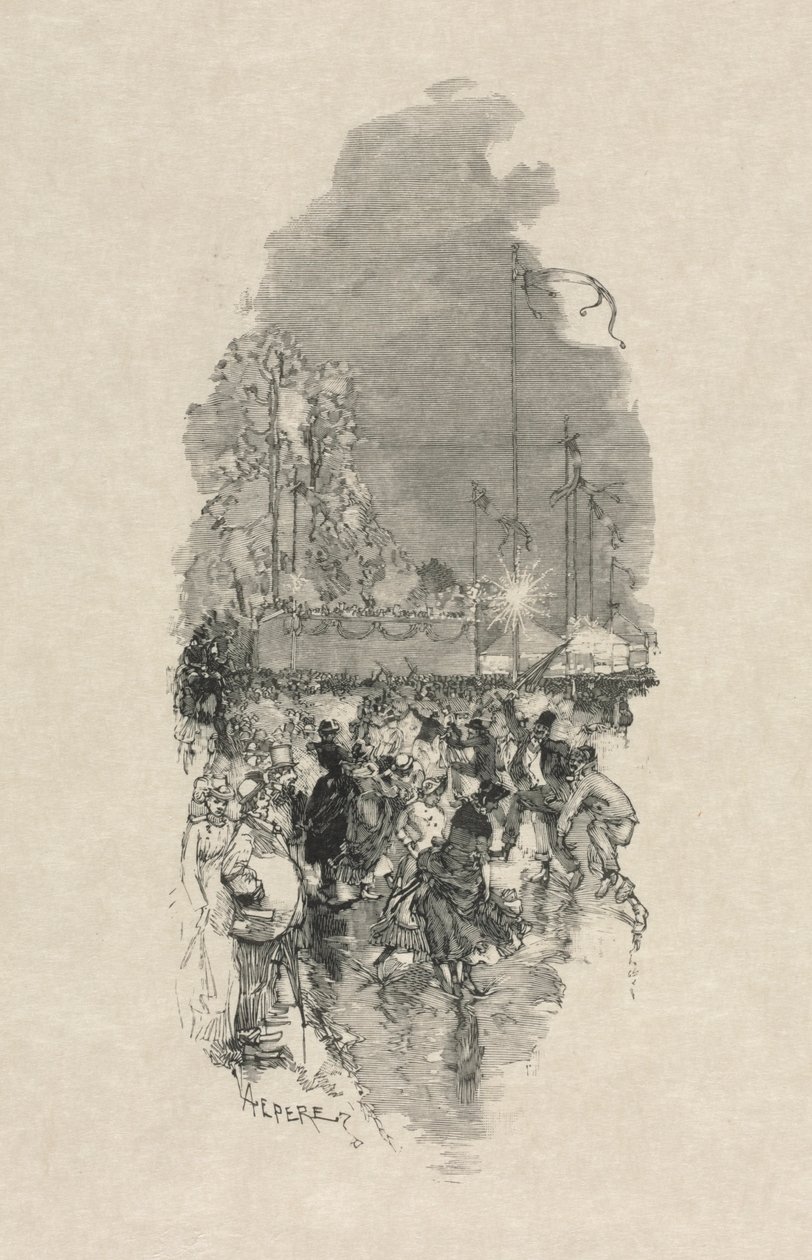 Festival by Auguste Louis Lepère