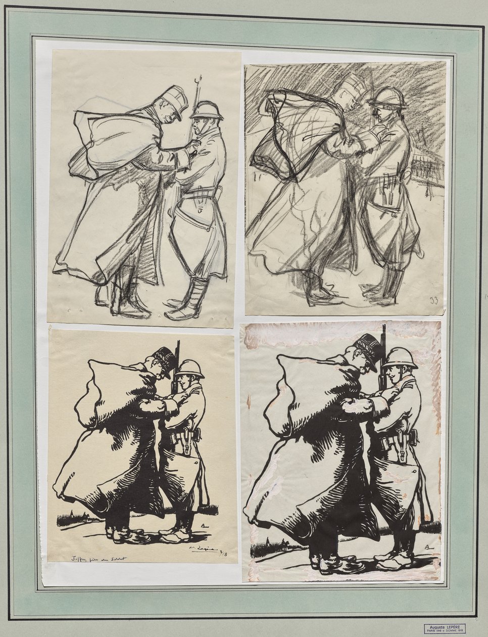 Joffre, Father of the Soldier by Auguste Louis Lepère