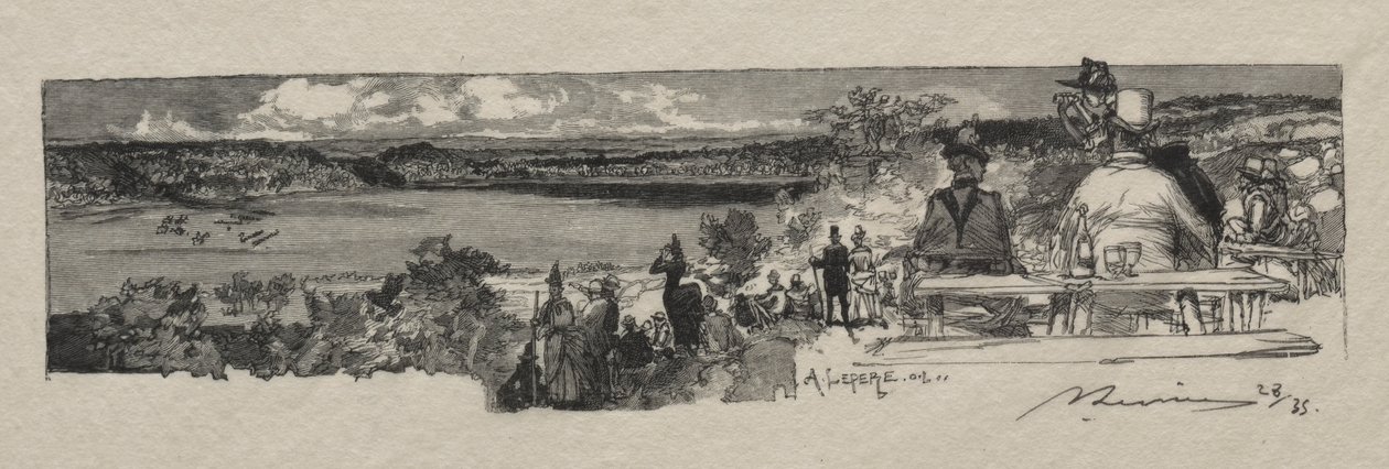 La Vallee de la Solle by Auguste Louis Lepère