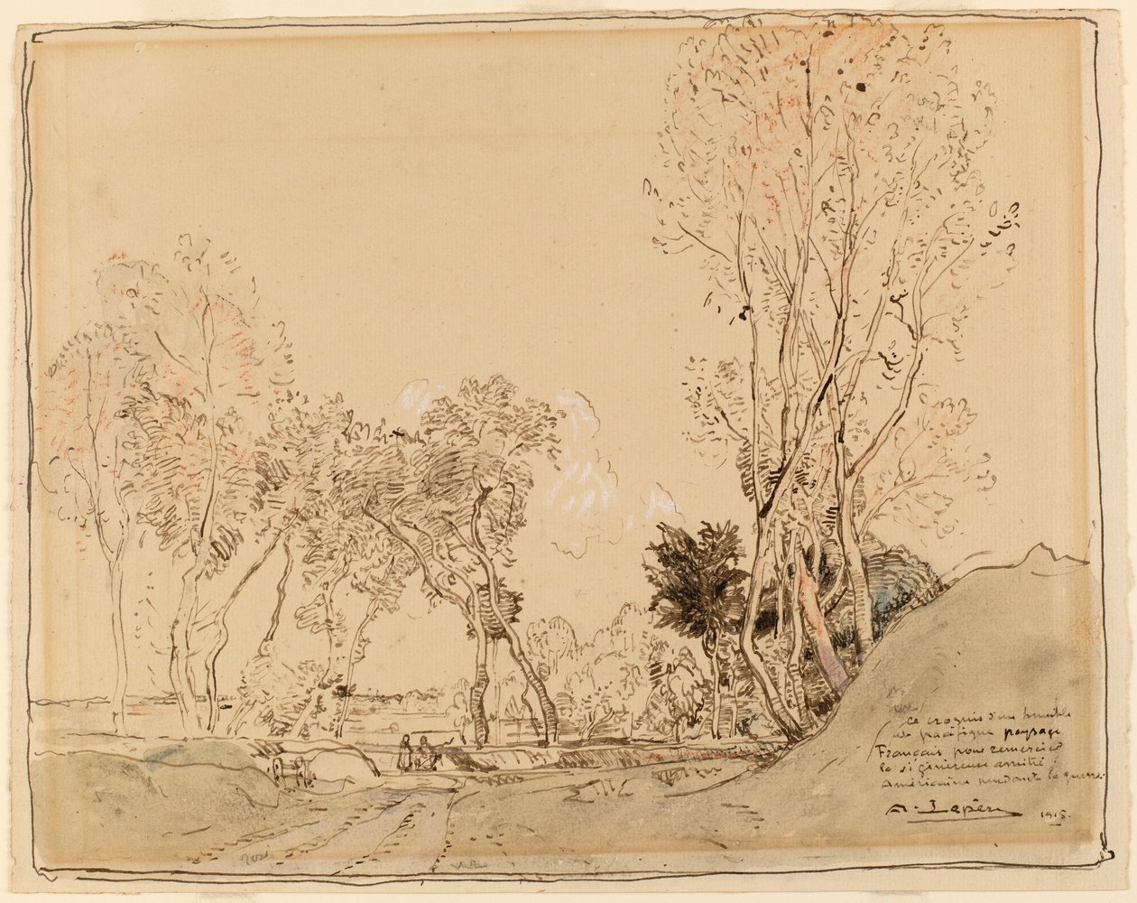 Landscape by Auguste Louis Lepère