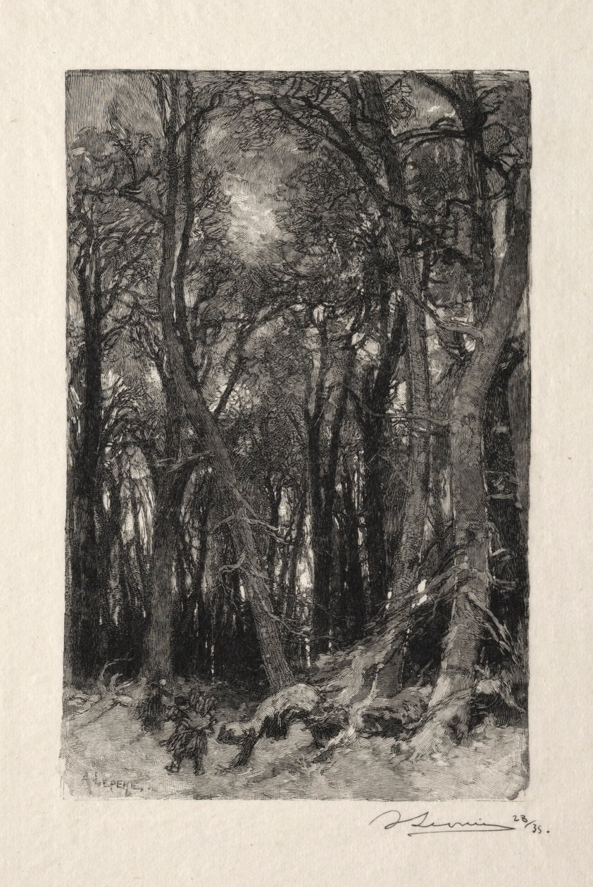 Le Bas Breau by Auguste Louis Lepère