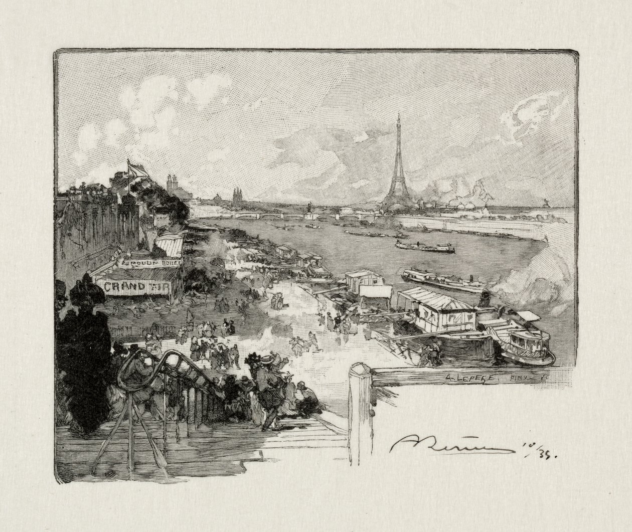 The Point-du-Jour by Auguste Louis Lepère