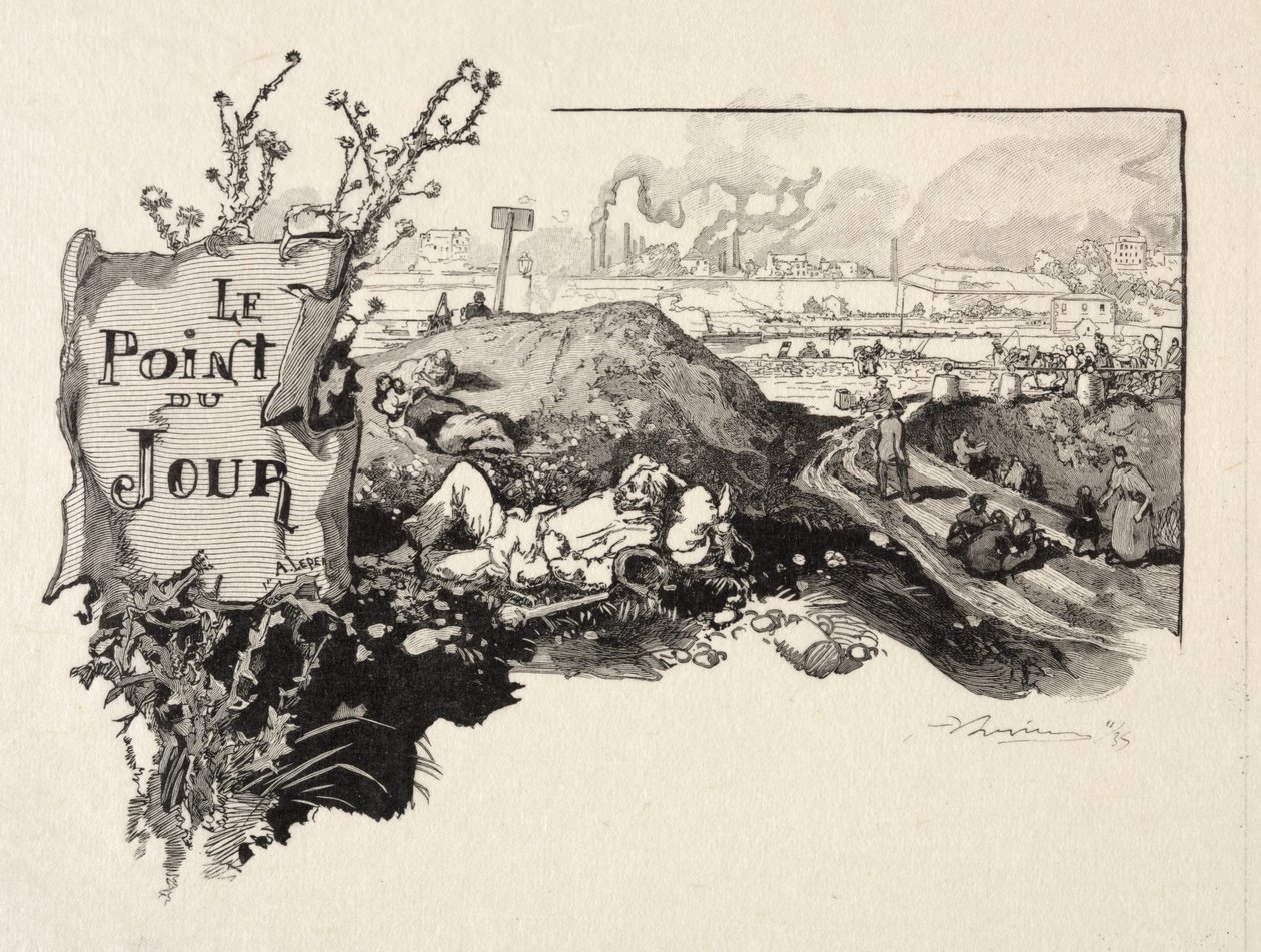 The Break of Day by Auguste Louis Lepère