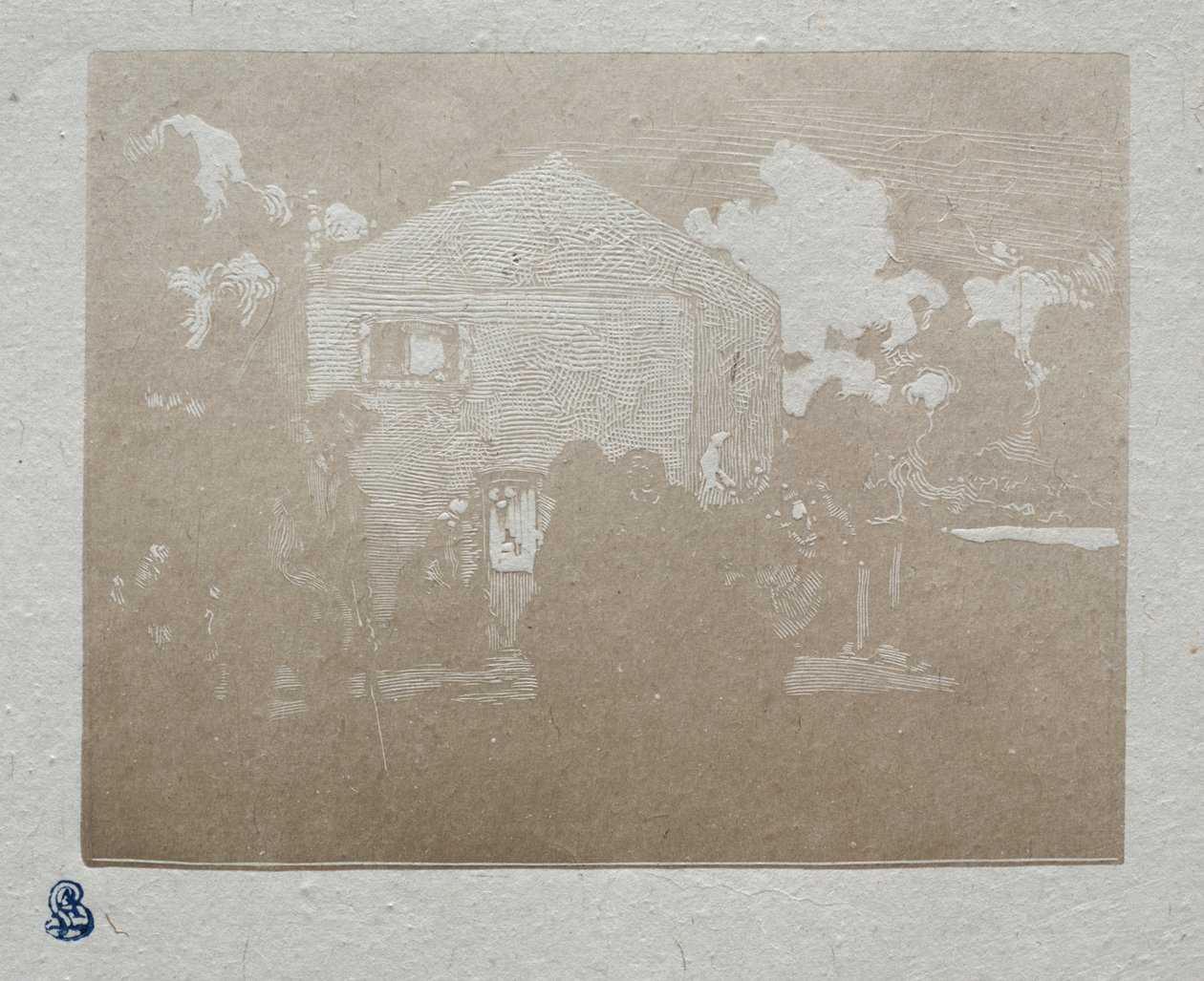The Beggars at the Last House by Auguste Louis Lepère