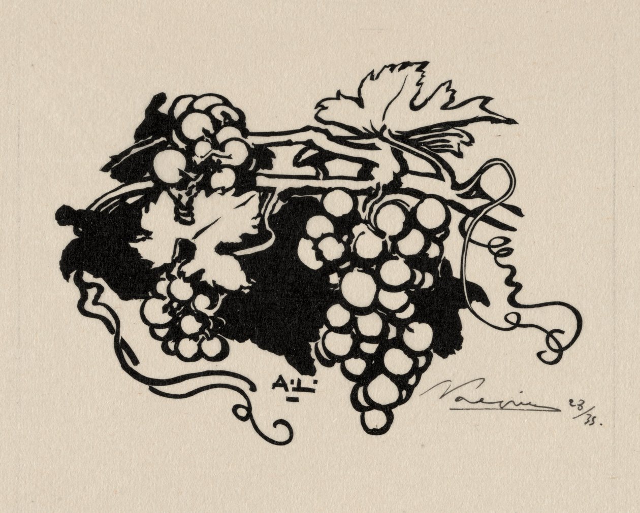 A Cul-de-lampe by Auguste Louis Lepère