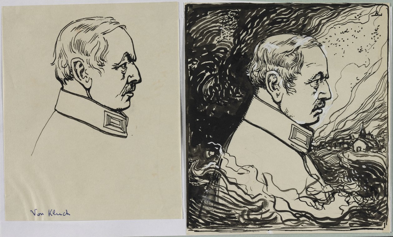 Von Kluck by Auguste Louis Lepère