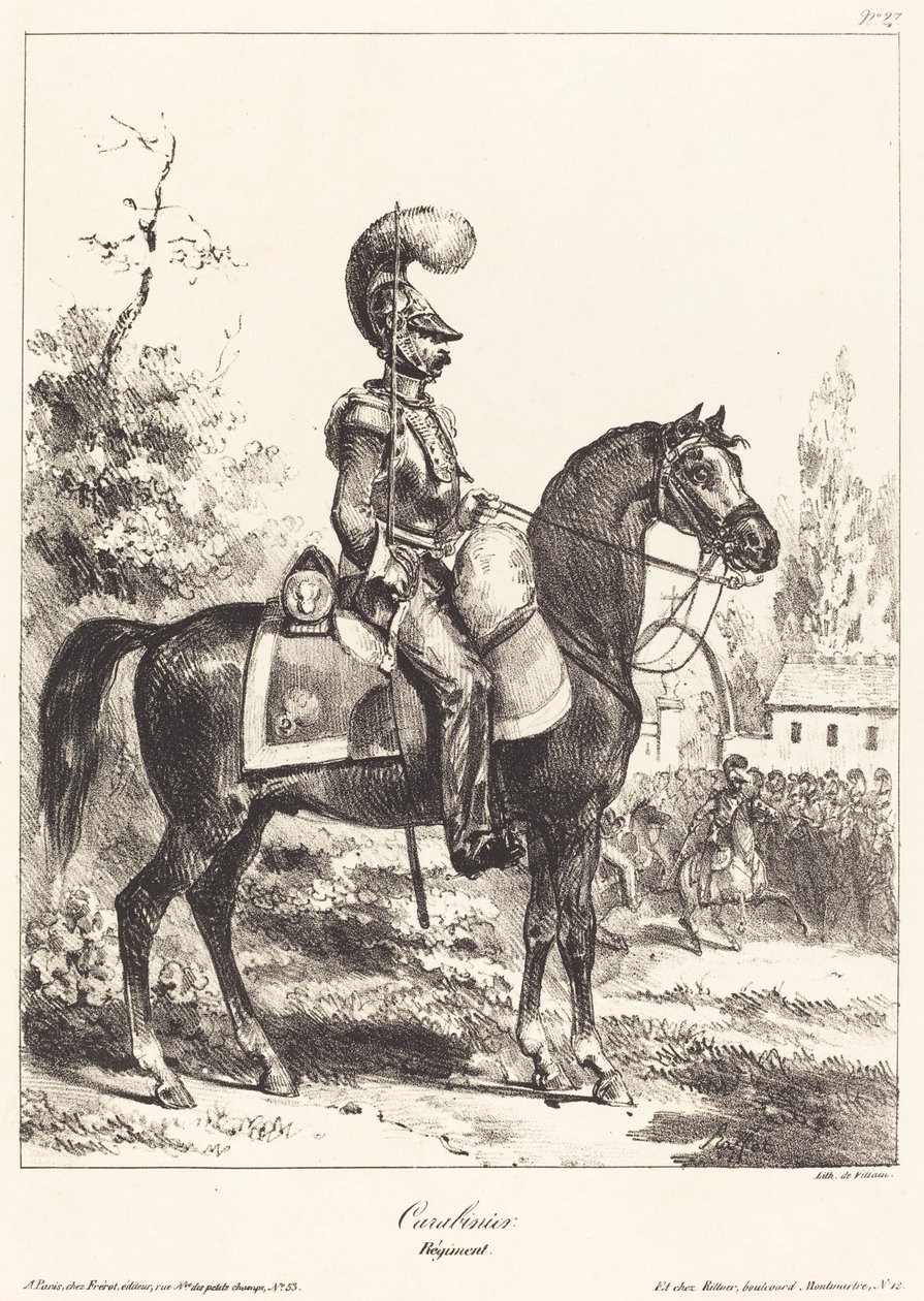 Carabinier by Auguste Raffet