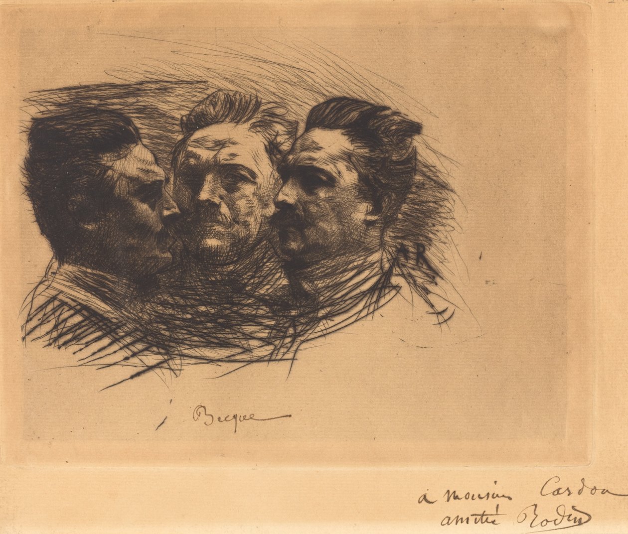 Henri Becque by Auguste Rodin