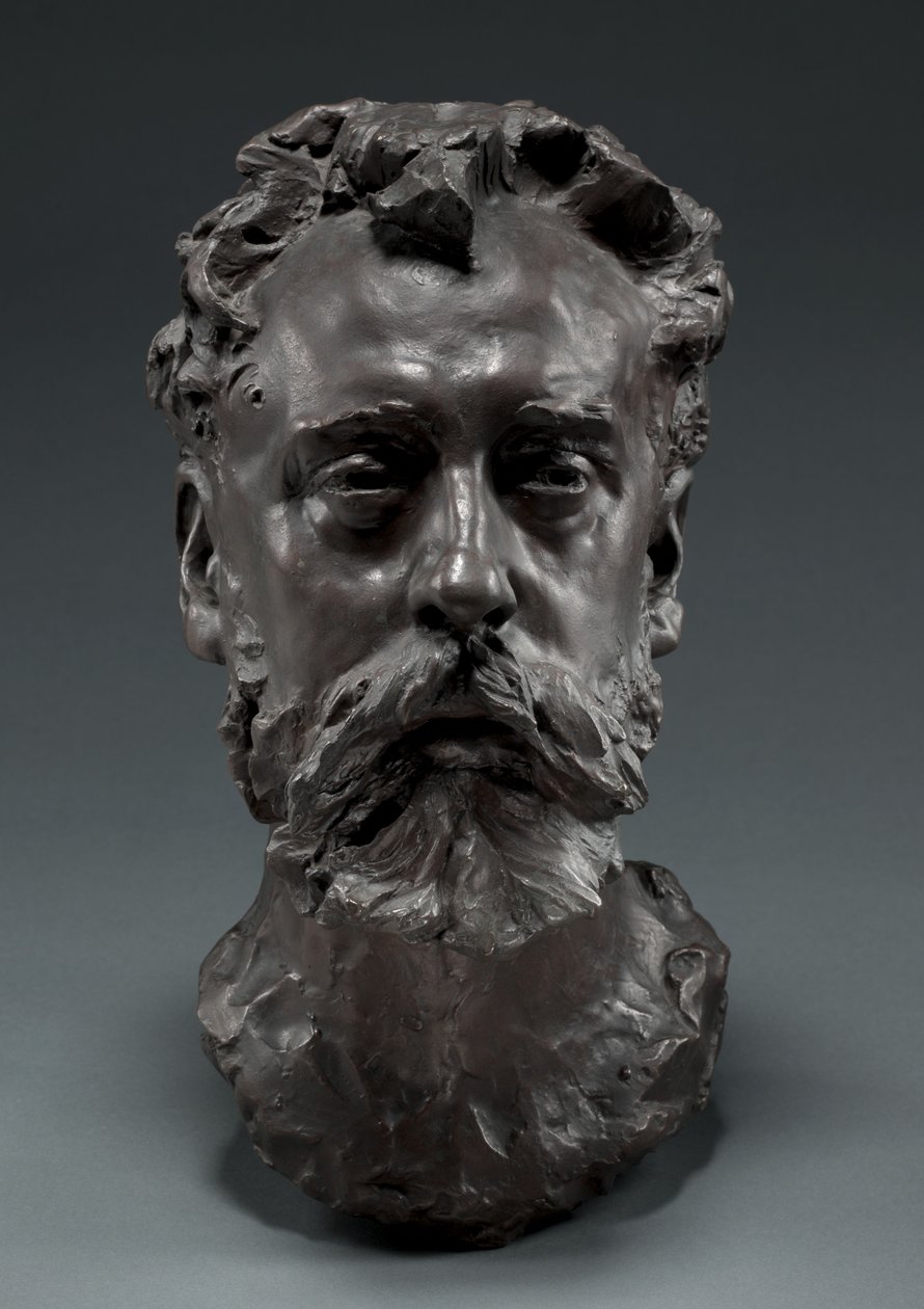 Portrait of William E. Henley, 1882 by Auguste Rodin