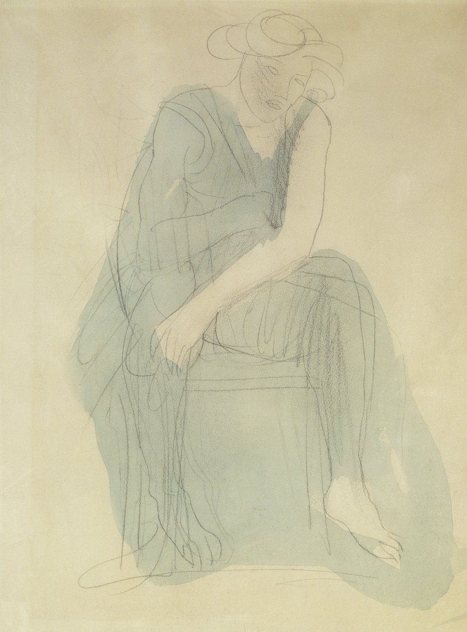 Seated Woman by Auguste Rodin